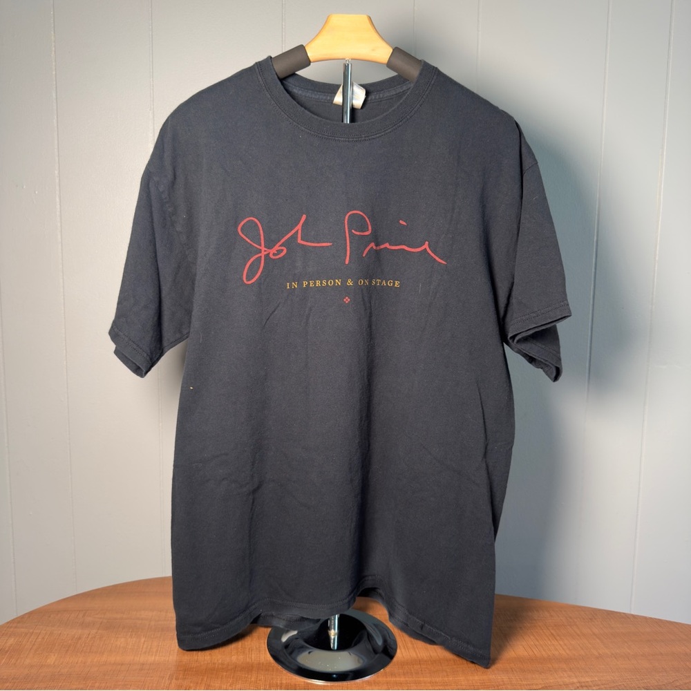 RARE Vintage John Prine In Person & On Stage Concert T-Shirt